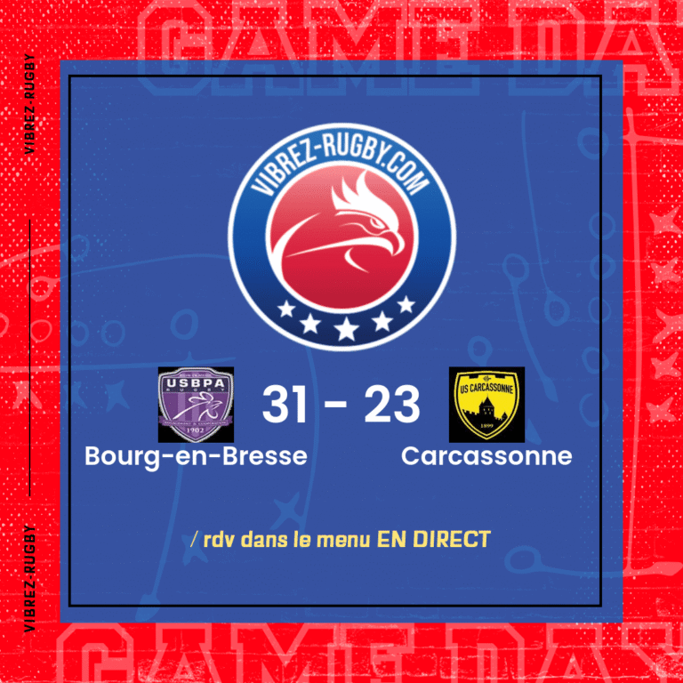 résultat Bourg-en-Bresse - Carcassonne