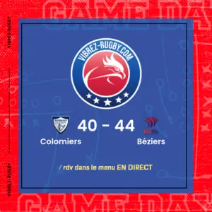 résultat Colomiers - Béziers