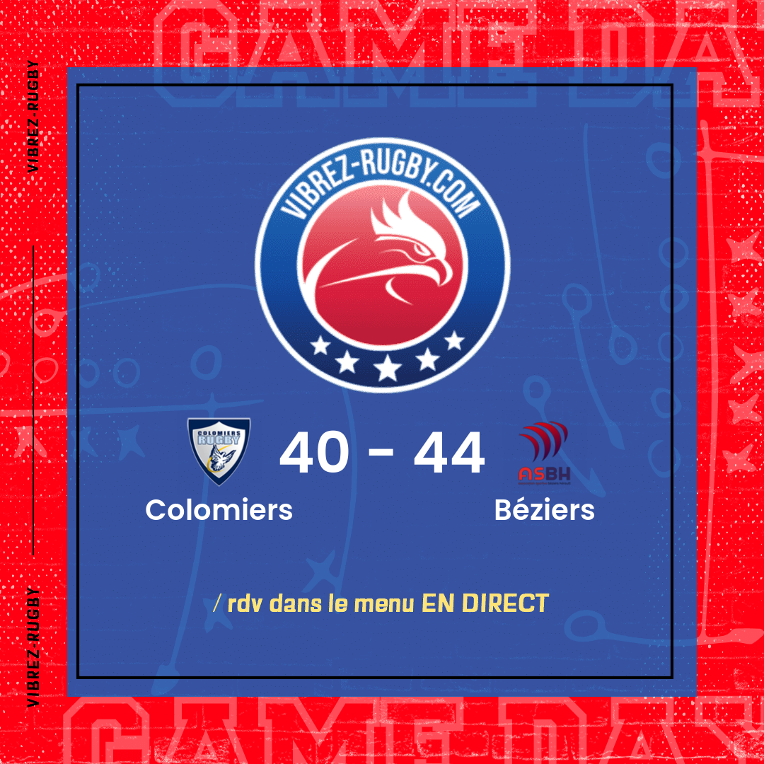 résultat Colomiers - Béziers