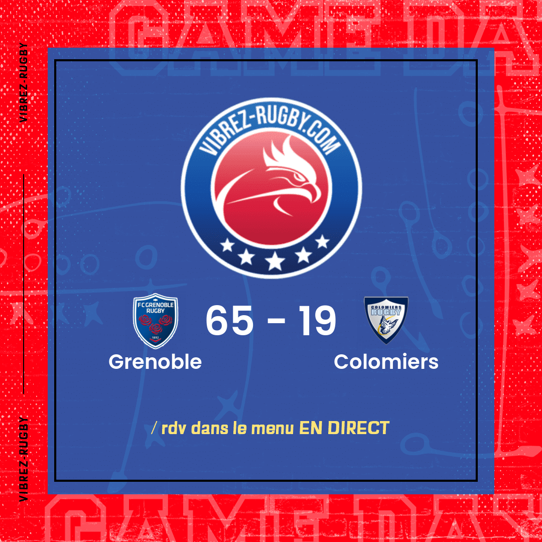 résultat Grenoble - Colomiers