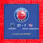 résultat Grenoble - Soyaux-Angoulême