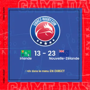 résultat Irlande - Nouvelle-Zélande