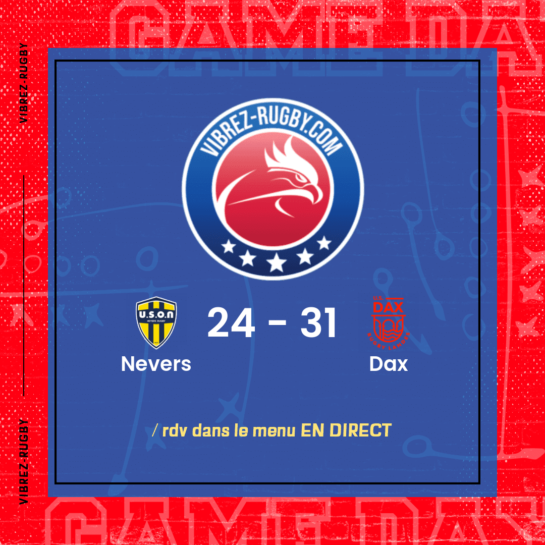 résultat Nevers - Dax