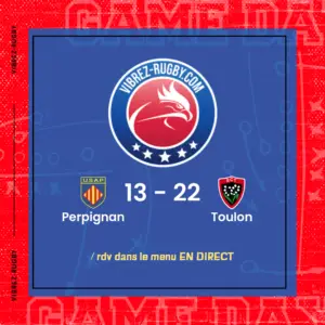 résultat Perpignan - Toulon