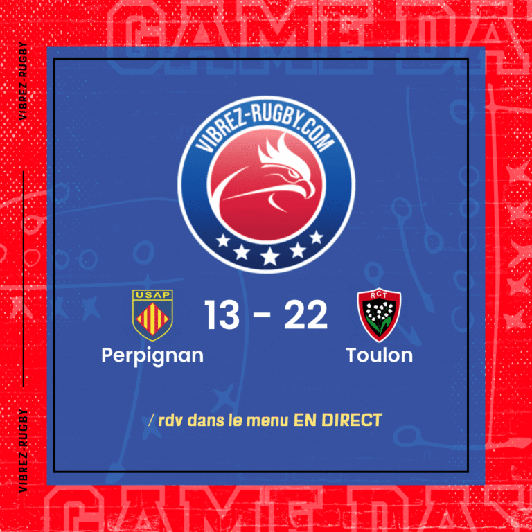 résultat Perpignan - Toulon
