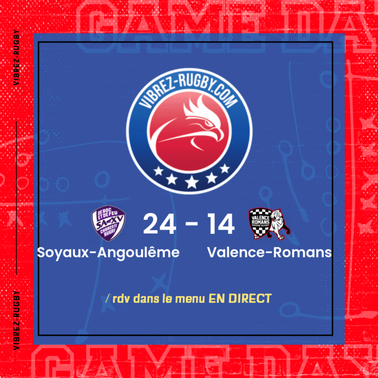 résultat Soyaux-Angoulême - Valence-Romans