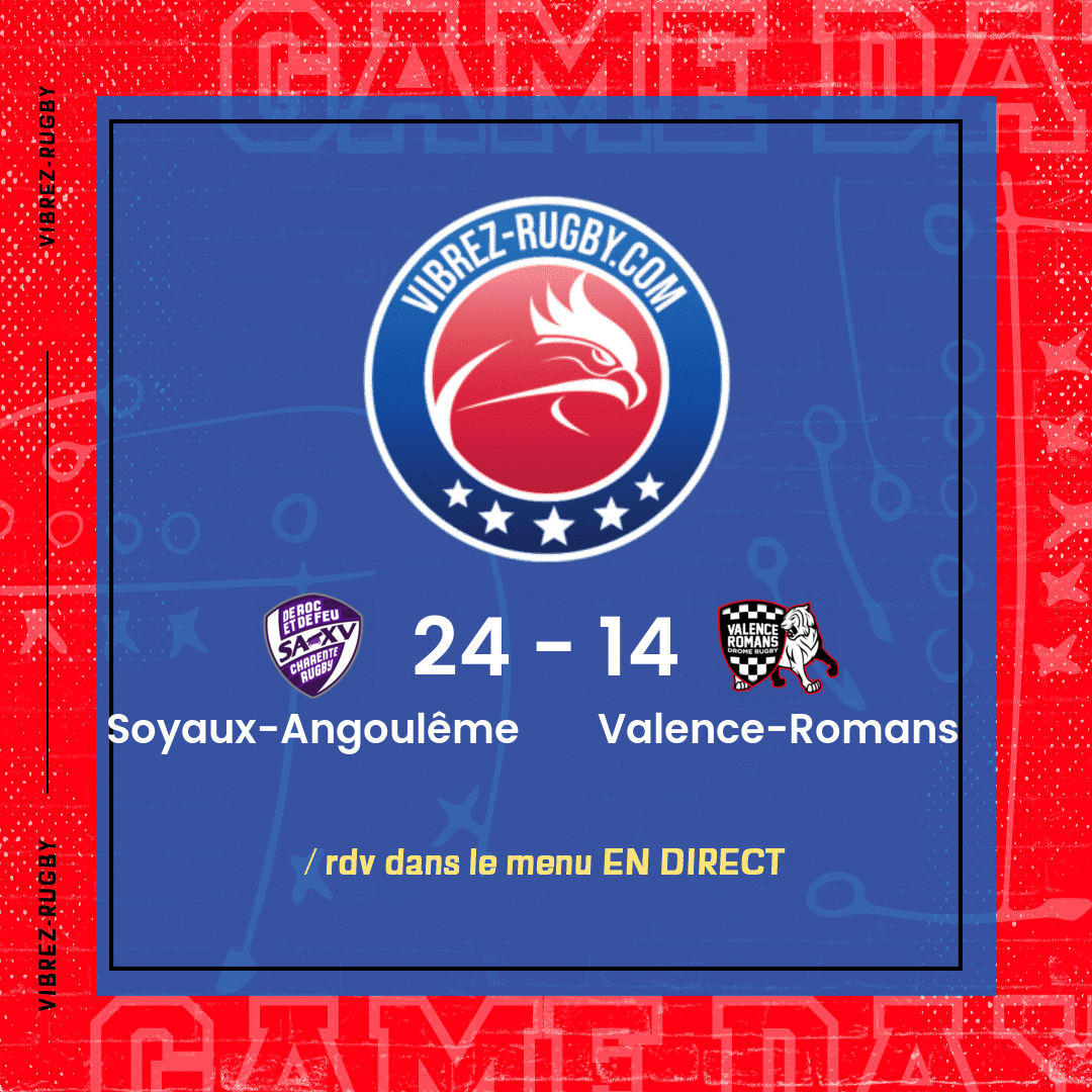 résultat Soyaux-Angoulême - Valence-Romans