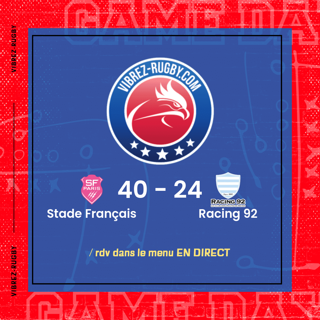 résultat Stade Français - Racing 92