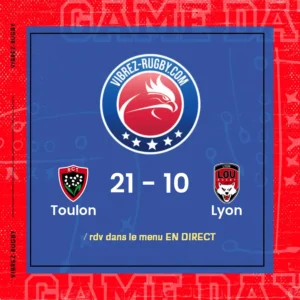 résultat Toulon - Lyon