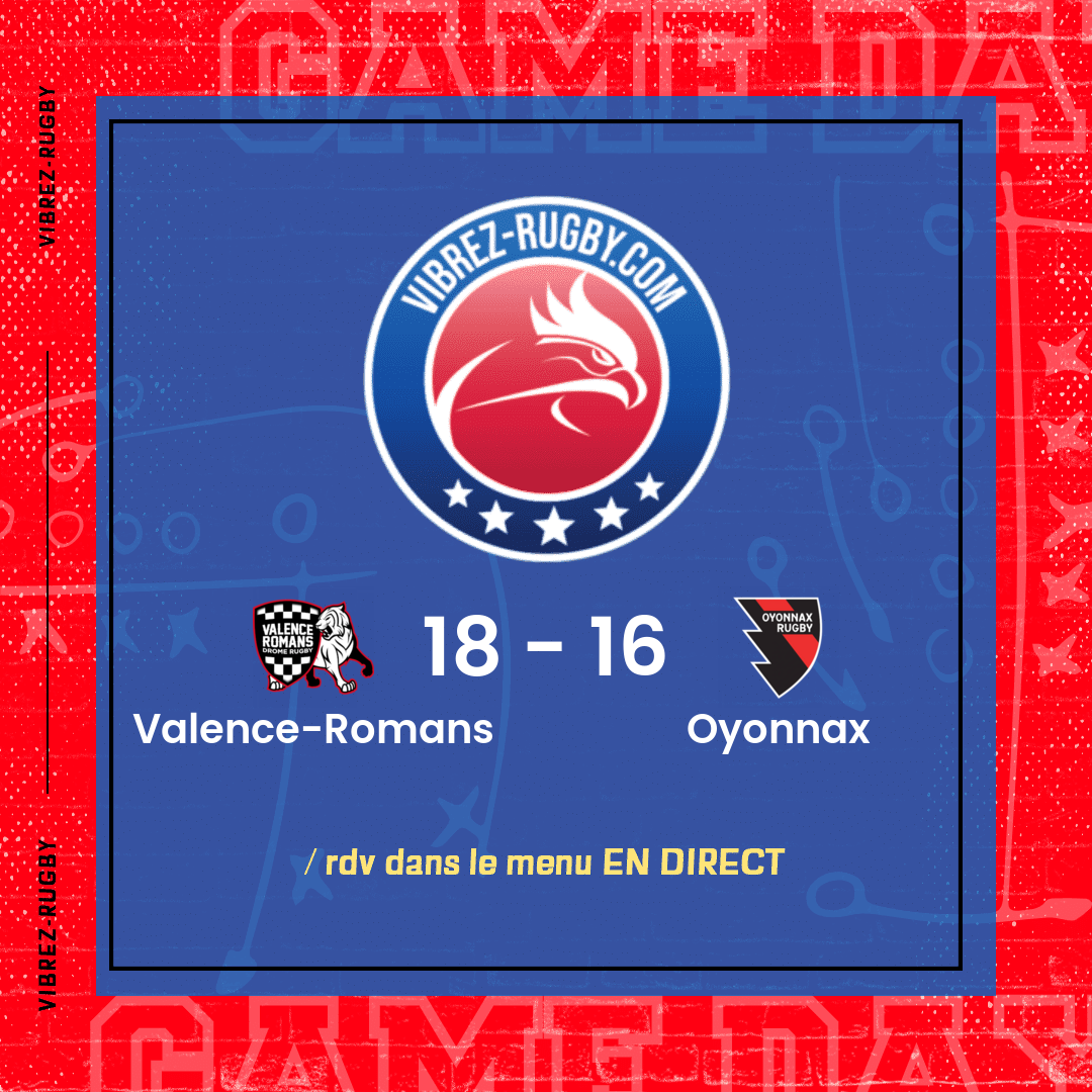 résultat Valence-Romans - Oyonnax