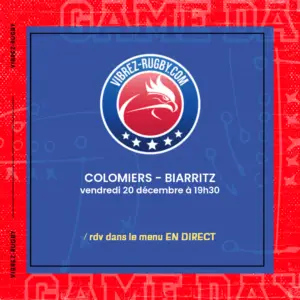 Colomiers - Biarritz en direct