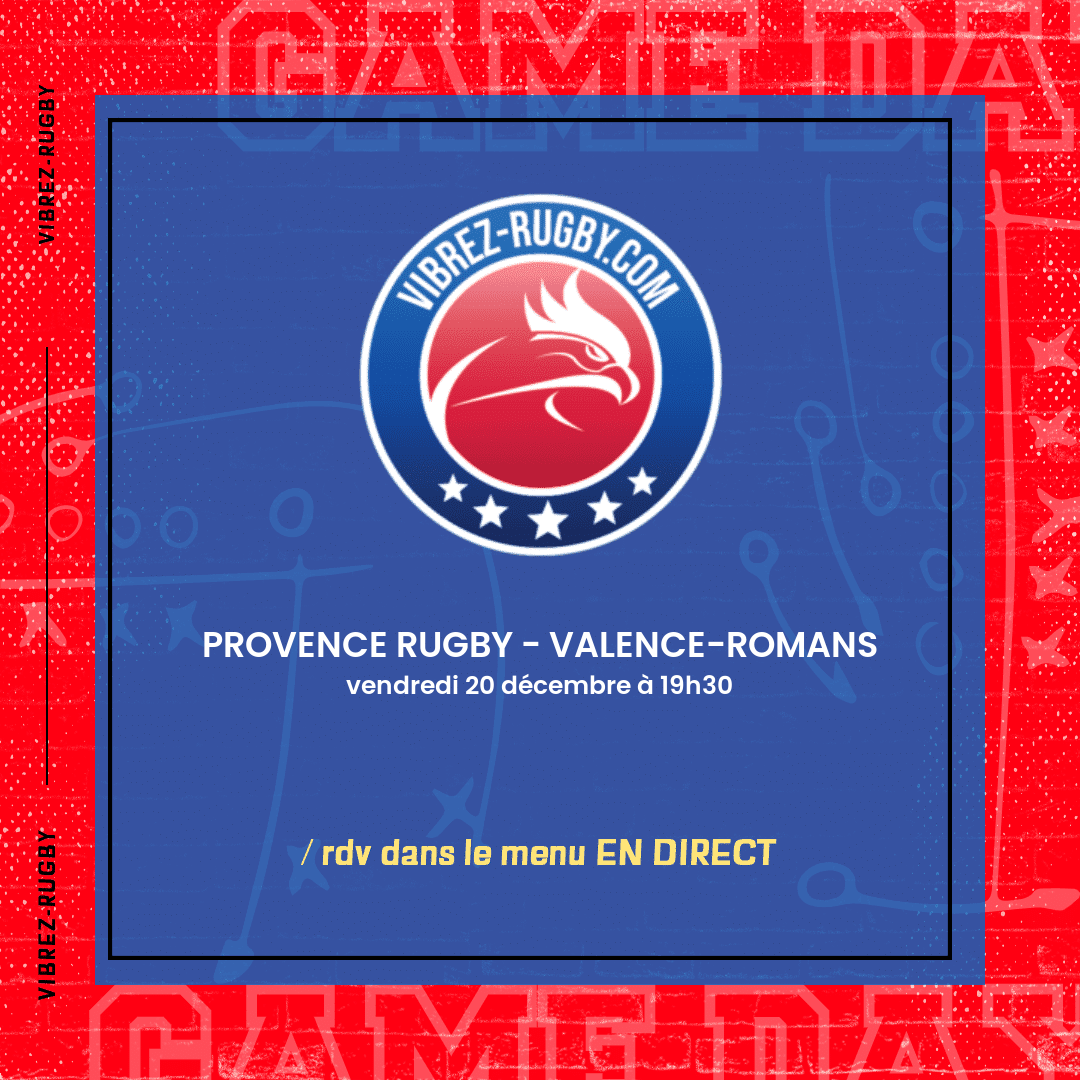 Provence Rugby - Valence-Romans en direct