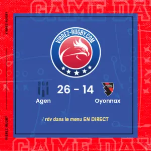 résultat Agen - Oyonnax