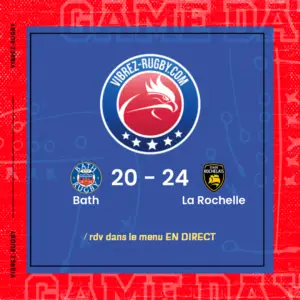 résultat Bath - La Rochelle