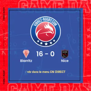 résultat Biarritz - Nice