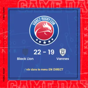 résultat Black Lion - Vannes