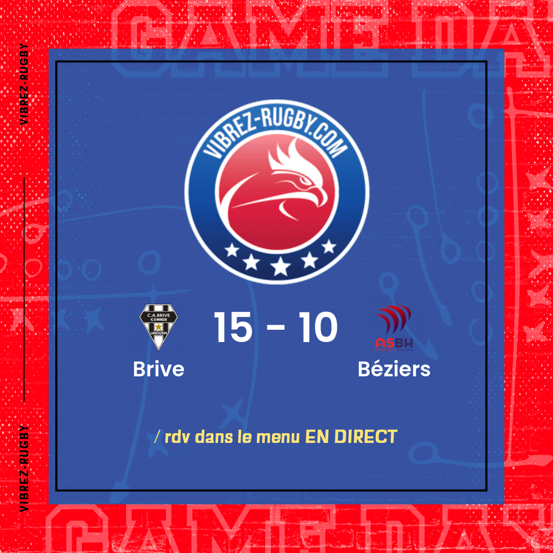 résultat Brive - Béziers