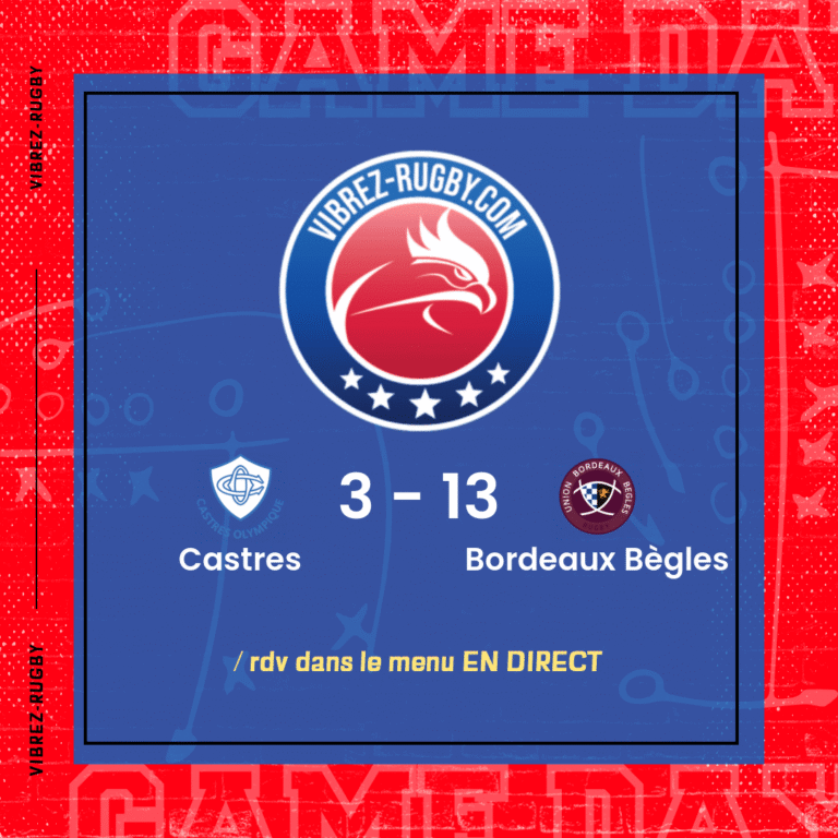 résultat Castres - Bordeaux Bègles