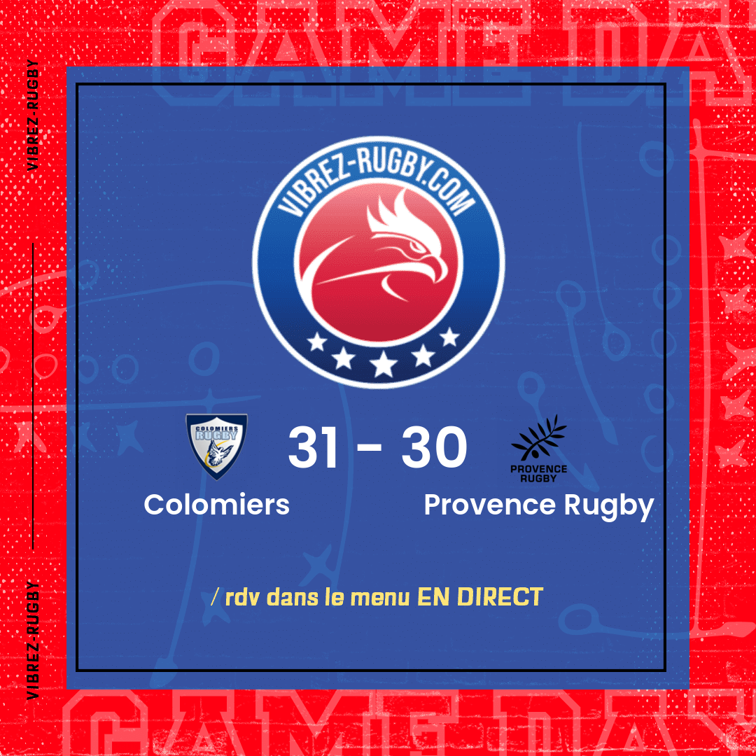 résultat Colomiers - Provence Rugby