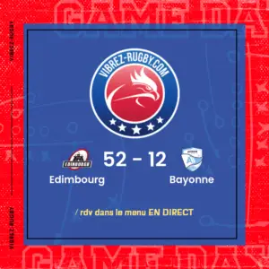 résultat Edimbourg - Bayonne