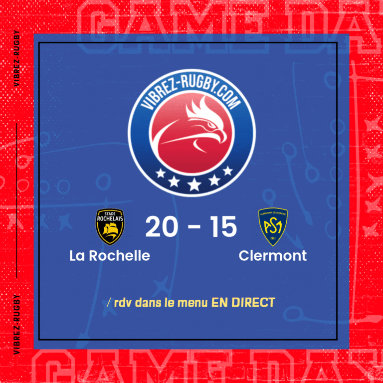 résultat La Rochelle - Clermont