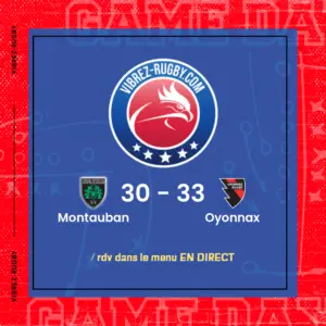 résultat Montauban - Oyonnax