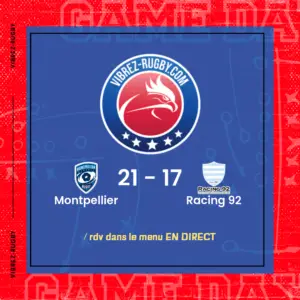 résultat Montpellier - Racing 92