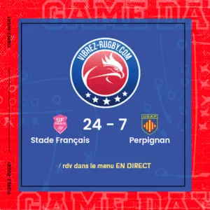 résultat Stade Français - Perpignan