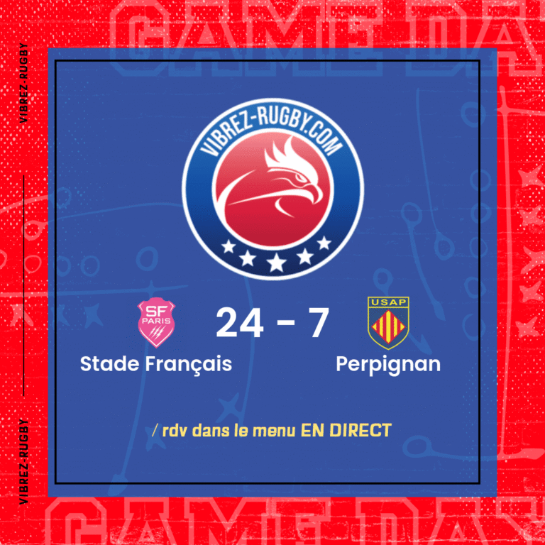 résultat Stade Français - Perpignan