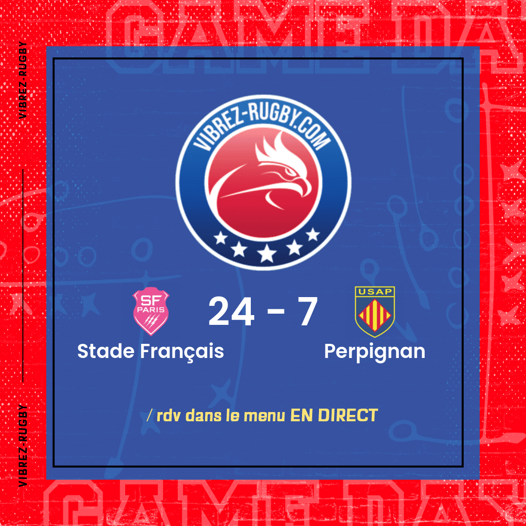 résultat Stade Français - Perpignan