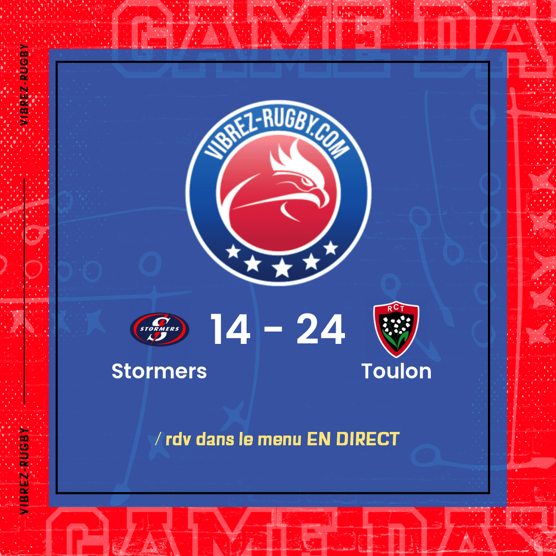 Résultat Stormers – Toulon: 14-24