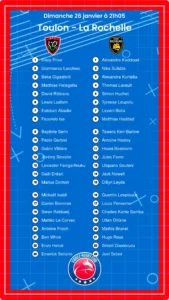 Toulon - La Rochelle composition