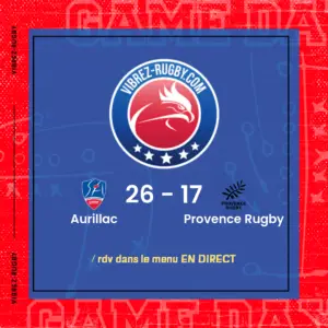 résultat Aurillac - Provence Rugby