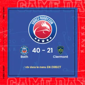 résultat Bath - Clermont