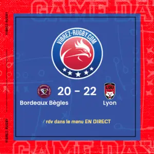 résultat Bordeaux Bègles - Lyon