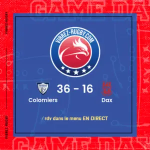 résultat Colomiers - Dax