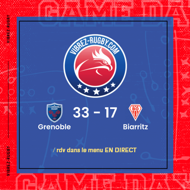 résultat Grenoble - Biarritz