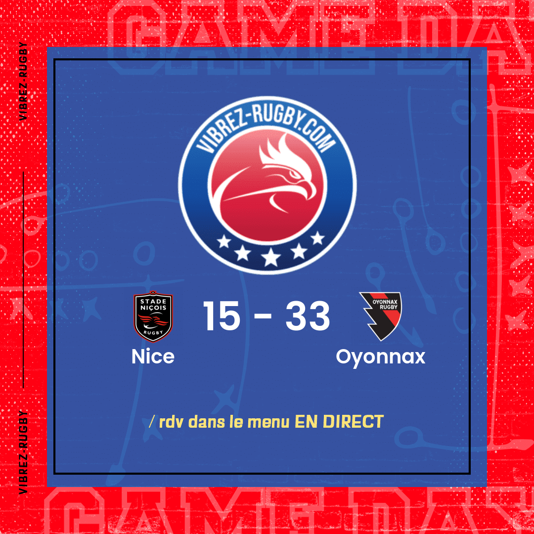 résultat Nice - Oyonnax