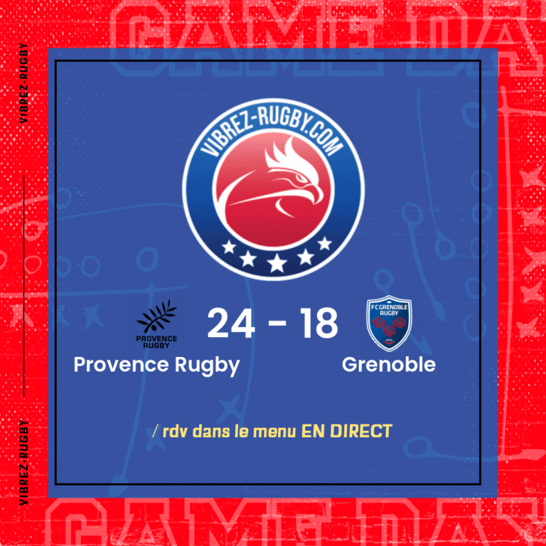 résultat Provence Rugby - Grenoble
