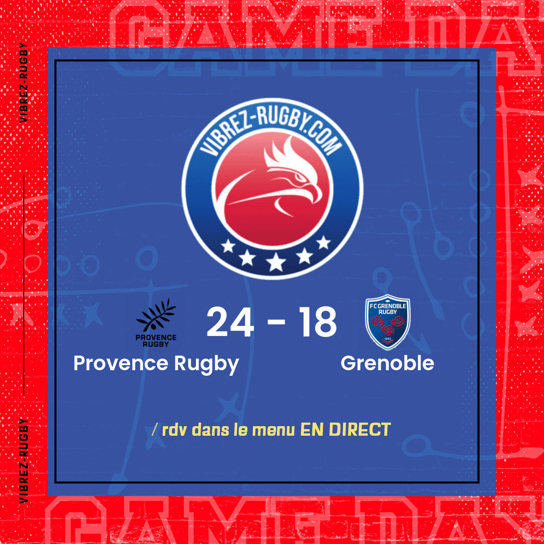 résultat Provence Rugby - Grenoble