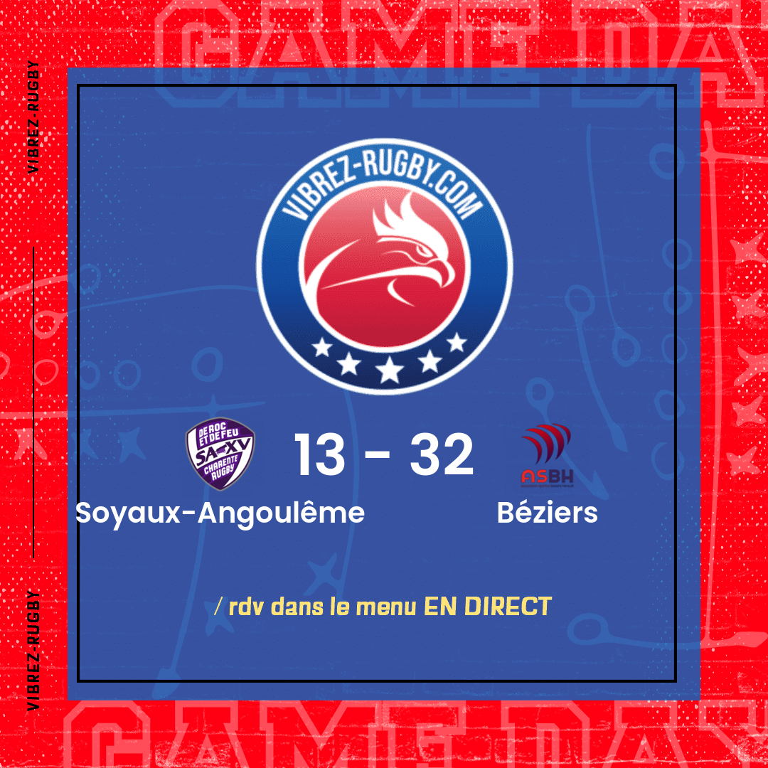 résultat Soyaux-Angoulême - Béziers