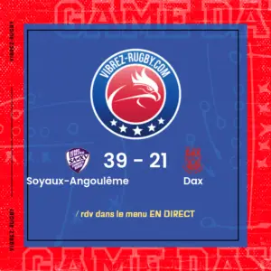 résultat Soyaux-Angoulême - Dax