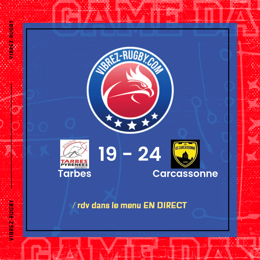 Résultat Tarbes – Carcassonne: 19-24