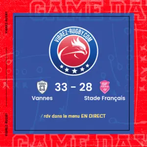 résultat Vannes - Stade Français