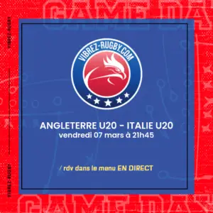 Angleterre U20 - Italie U20 en direct