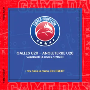 Galles U20 - Angleterre U20 en direct