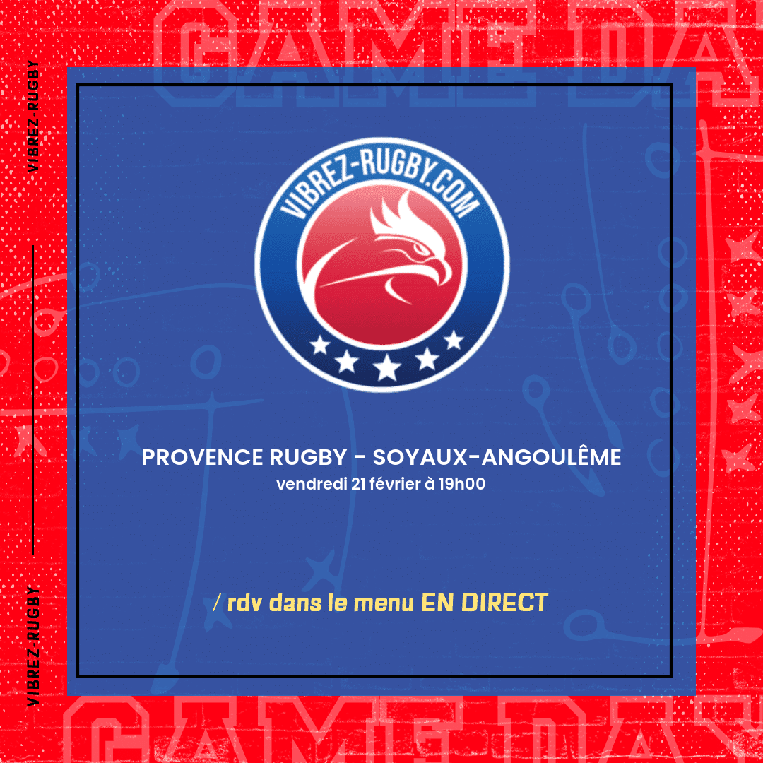 Provence Rugby - Soyaux-Angoulême en direct