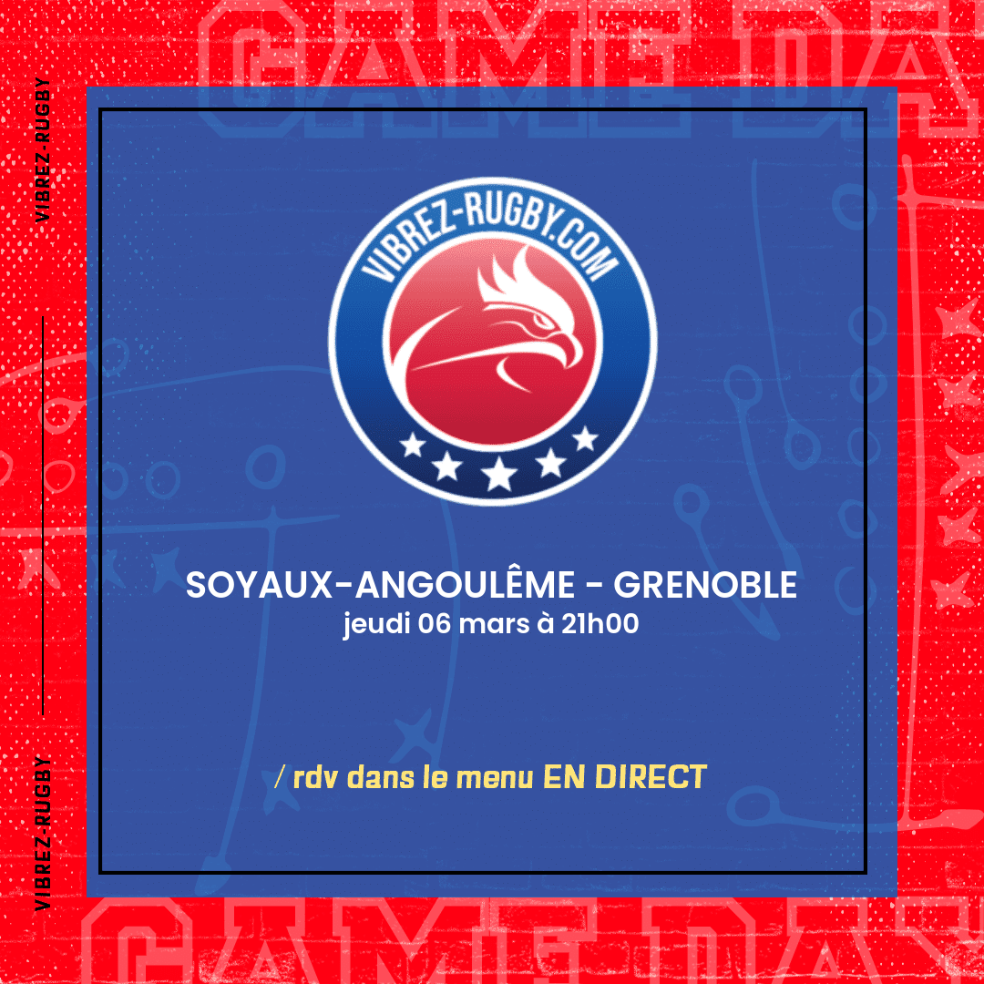 Soyaux-Angoulême - Grenoble en direct