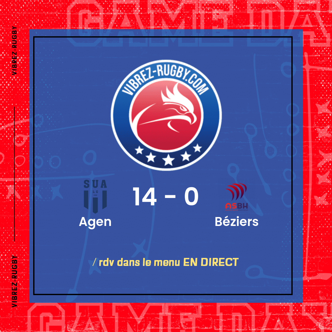 résultat Agen - Béziers