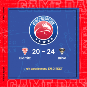 Résultat Biarritz – Brive: 20-24